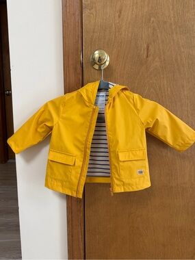 Mayoral Yellow Hooded Raincoat